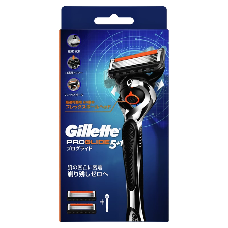 Gillette ProGlide Manual Razor 1pc + Blades 2pcs 3 Gillette ProGlide Manual Razor 1pc + Blades 2pcs