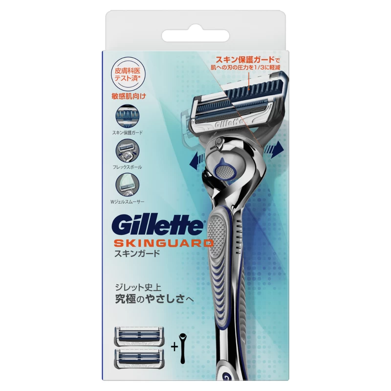Gillette SkinGuard Manual Razor 1pc + Blades 2pcs 3 Gillette SkinGuard Manual Razor 1pc + Blades 2pcs