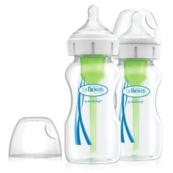 Dr.Brown’s Options+ Anti-Colic PP Bottle With Breast-Like Nipple 9oz 2pcs -Personal Care Products 063818 dr brown s options anti colic pp bottle with breast like nipple 9oz 2pcs 3 800Wx800H