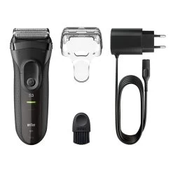 Braun Series 3 3020 Male Shaver 1pc -Personal Care Products 211003 braun shaver 3020 blk blk box mn 3 800Wx800H