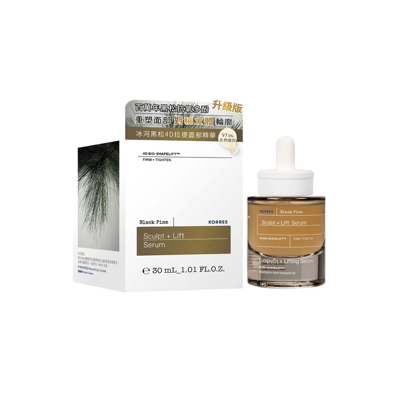 Korres Black Pine 4D Bio-ShapeLift Sculpt And Lift Serum 30ml 3 Korres Black Pine 4D Bio-ShapeLift Sculpt And Lift Serum 30ml