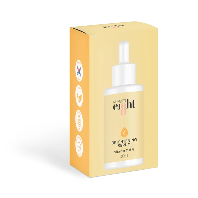 NUMBER EI8ht Brightening Serum - Vitamin C 15% 30ml 6 NUMBER EI8ht Brightening Serum - Vitamin C 15% 30ml - Image 4