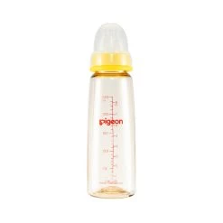 PIGEON PPSU Bottle, W/Peristaltic Nipple, 240ml -Personal Care Products 704106 pigeon ppsu nursing bottle 240ml 5 800Wx800H