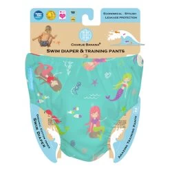 Charlie Banana 2-in-1 Swim Diaper & Training Pants Mermaid Jade Medium 1pc -Personal Care Products 960690 charlie banana 2 in 1 swim diaper and training pants mermaid jade medium 1pc 3 800Wx800H